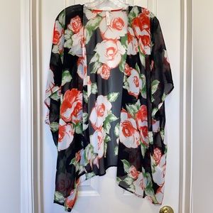 Floral Kimono One Size but fits S/M